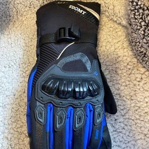 Suomy Motorcycle Gloves Waterproof Touch Screen Motorbike Riding Hard Knuckle